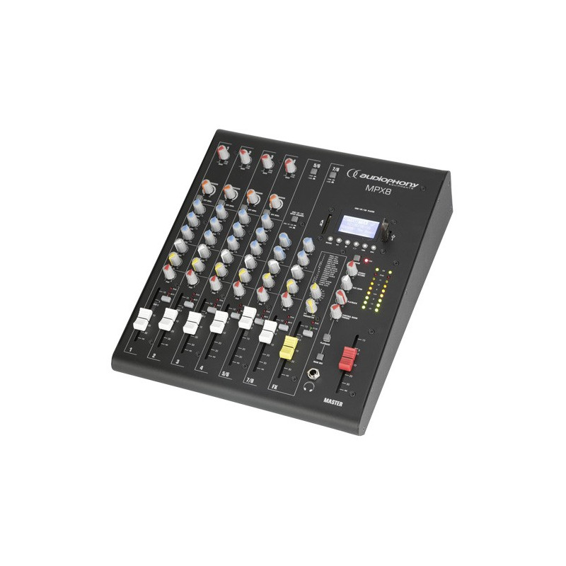 MPX8 Audiophony vu de haut, vu 3/4