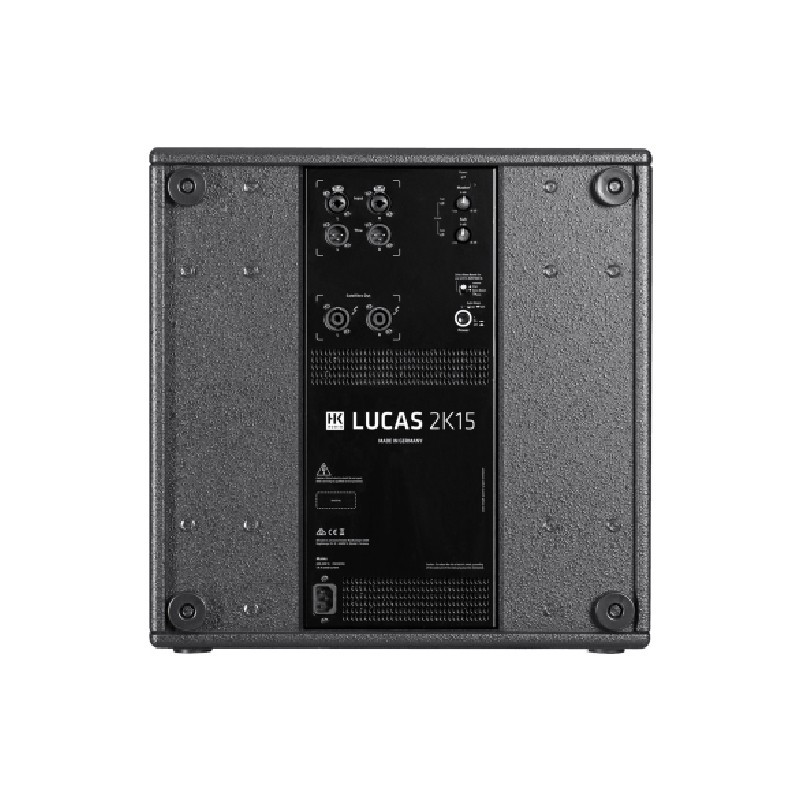 Location système son HK Audio - Lucas 2K15 - vue derrière le caisson - Xl Sono
