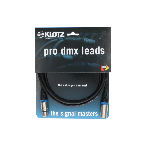 KLOTZ - Cable DMX 3pts Mâle / Femelle - XL SONO