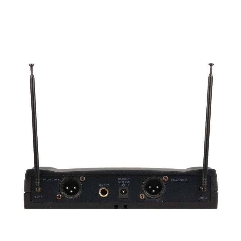 Location double micro HF Power Acoustics WM 4400 MH UHF GR3 - vue de derrière - Xl Sono