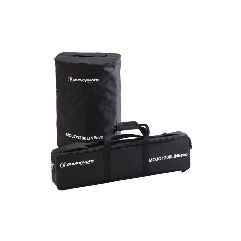 Vue de la housse du caisson et des satellites