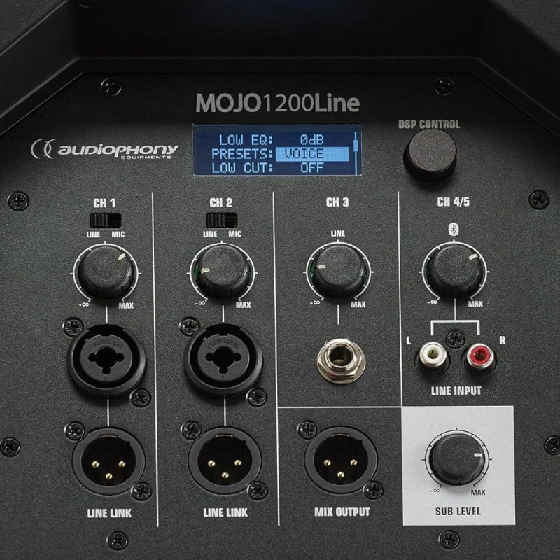 Vue de haut du mixer