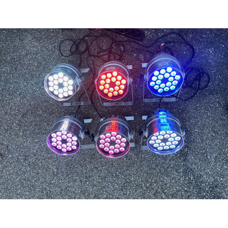 Lot de 6 projecteurs - Irled 64-18x5 TCSS