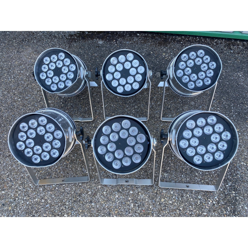 Lot de 6 projecteurs - Irled 64-18x5 TCSS