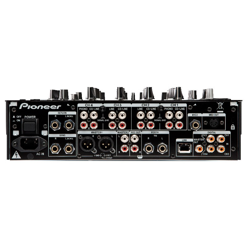 Location régie Pioneer Professionnel - vue de derrière avec DJM900 - Xl Sono