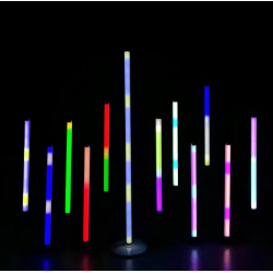 Tube LED 360° RGBWA-UV IP65 sur batterie