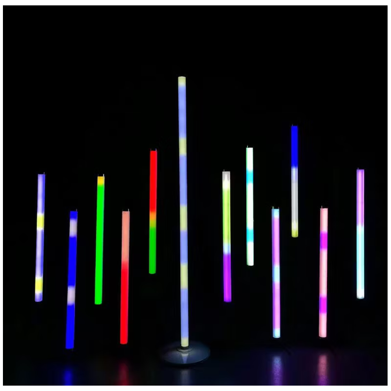 Tube LED 360° RGBWA-UV IP65 sur batterie