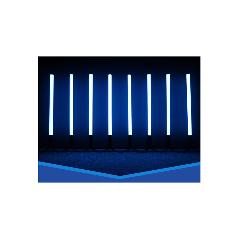 Tube LED 360° RGBWA-UV IP65 sur batterie