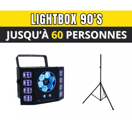 PACK LIGHT 6 - Jusqu'à 60 personnes