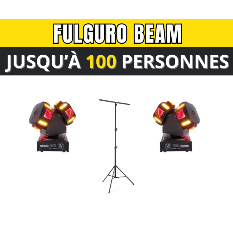 PACK LIGHT 7 - Jusqu'à 100 personnes