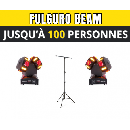 PACK LIGHT 7 - Jusqu'à 100 personnes