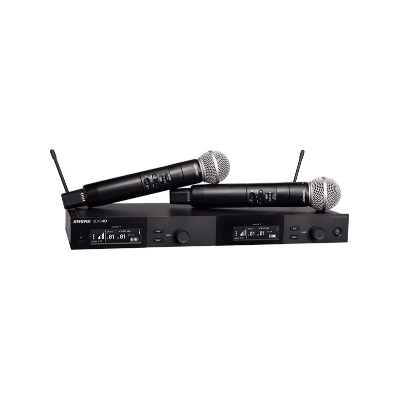 Location Shure SLXD4D - Double Microphones sans-fil - XL Sono