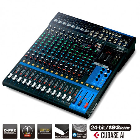 Location table de mixage  Yamaha - MG16XU - Vue intégrale - Xl Sono