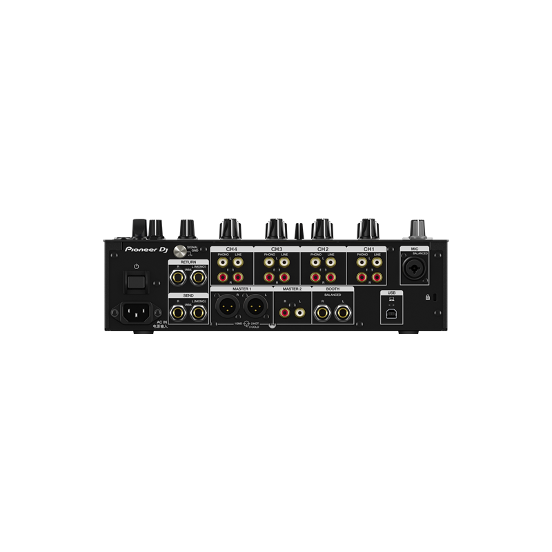 DJM 750MK2 - Pioneer DJ - vue de derrière - Xl Sono