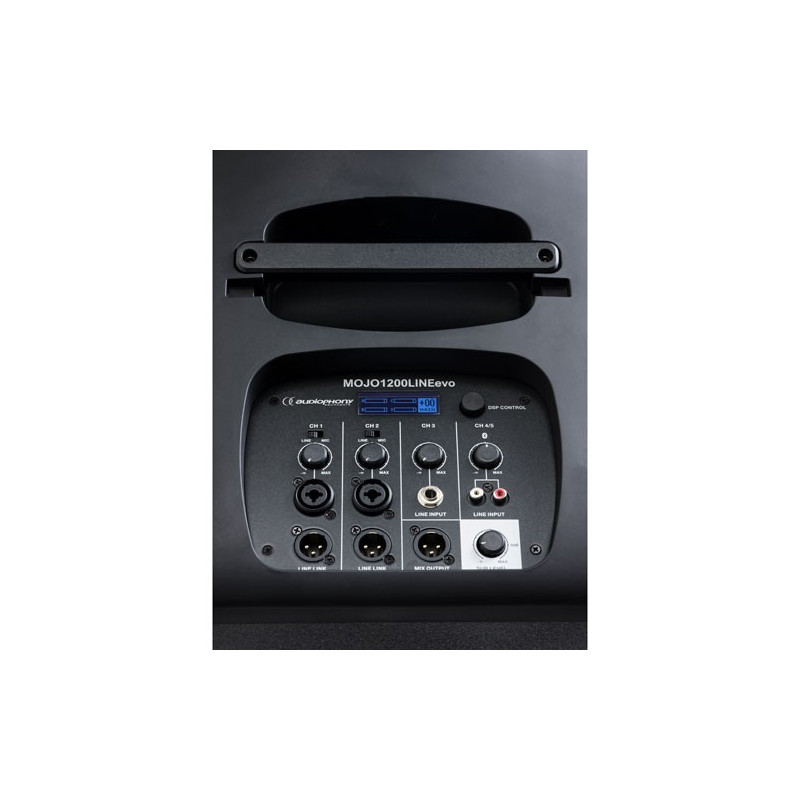 Location Mojo1200 Audiophony - vue table de mixage  - Xl Sono