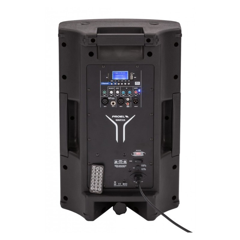 Location enceinte amplifié PROEL WAVE12A - vue de derriere - Xl Sono
