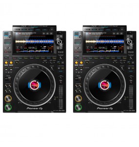 Location pack de 2 platines DJ - Pioneer CDJ3000 - vue de face - Xl Sono