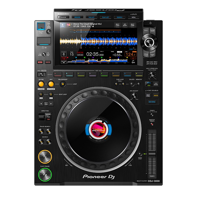 Location régie Pioneer Professionnel - vue face avec platine CDJ3000 - Xl Sono